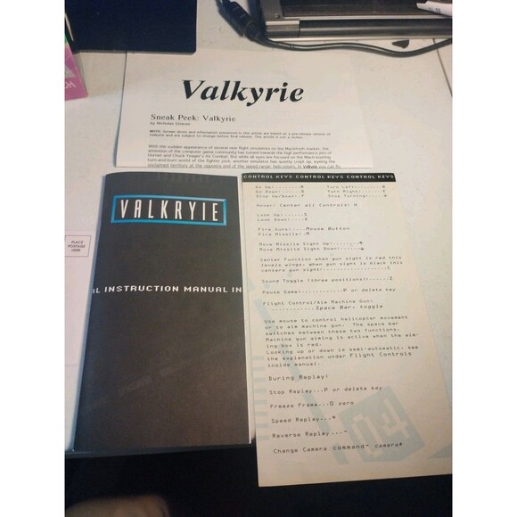 Valkyrie - Vintage 1993 - GameTek - Apple Macintosh Game - 3.5 Floppy Disk - CIB - Picture 3 of 5
